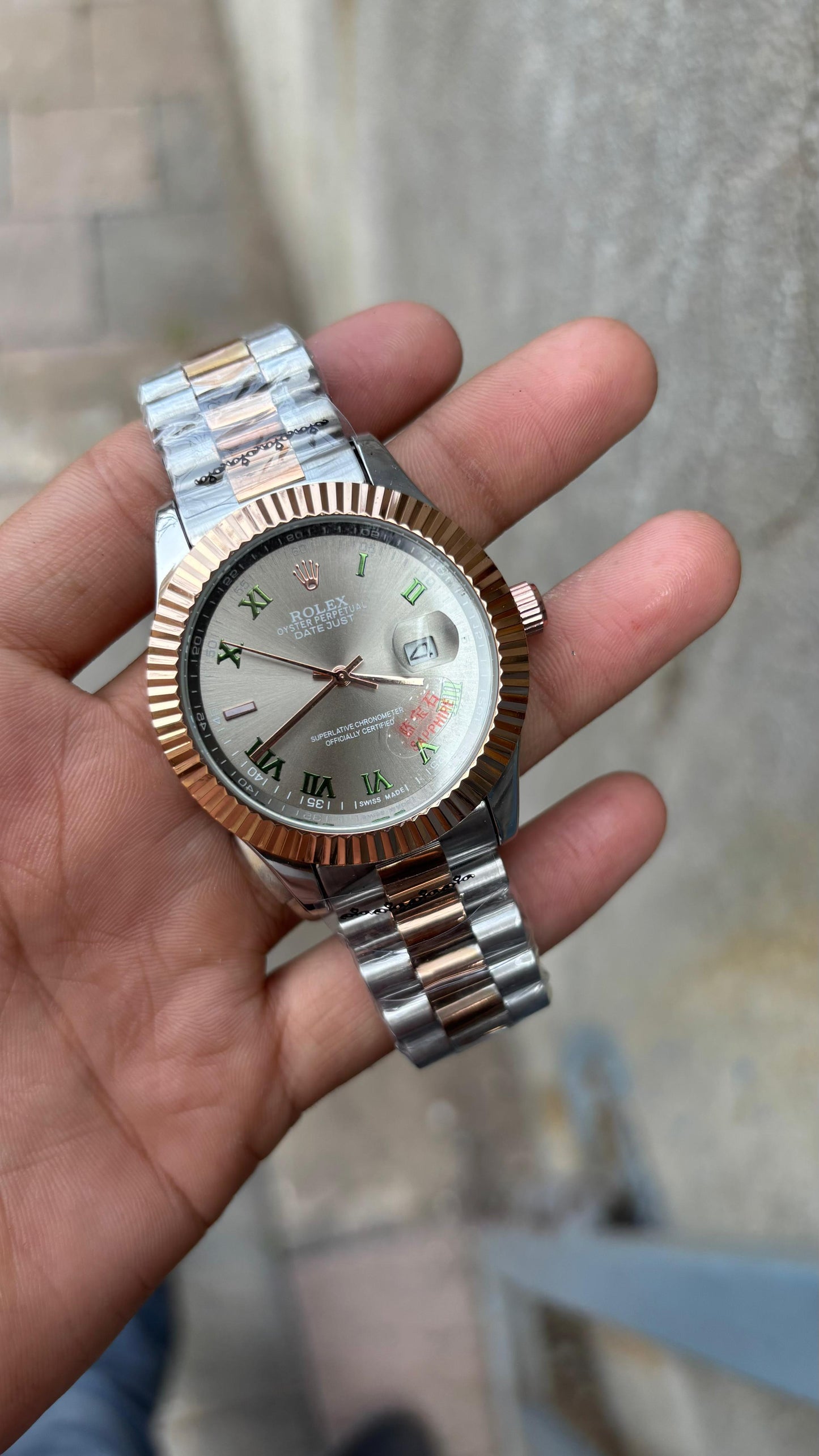 Ro-l-ex Premium Datejust Analog Men's Watch