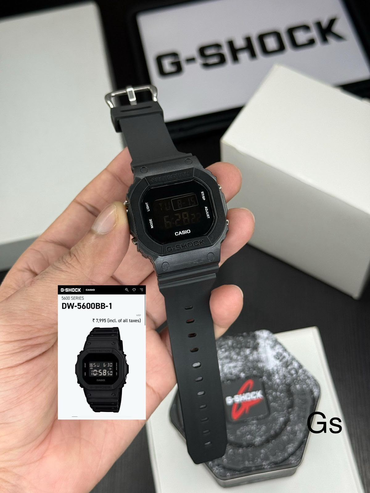 G-SHOCK | CASIO 5600 SERIES DW-5600BB-1 Full Black