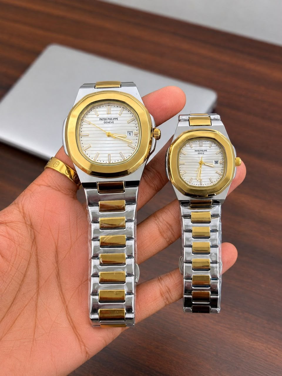 Patek Philippe Nautilus luxury sg couple's watch