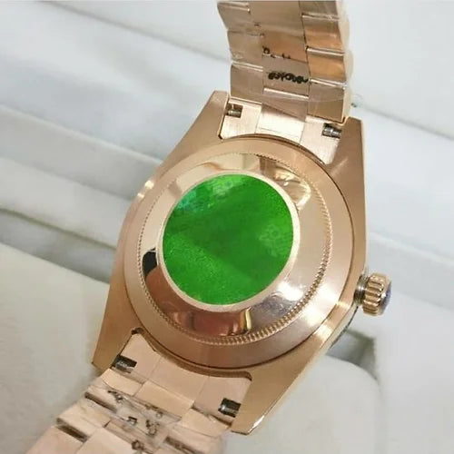 Ro-l-ex Day-Date Oyster Green Dial Men's Watch