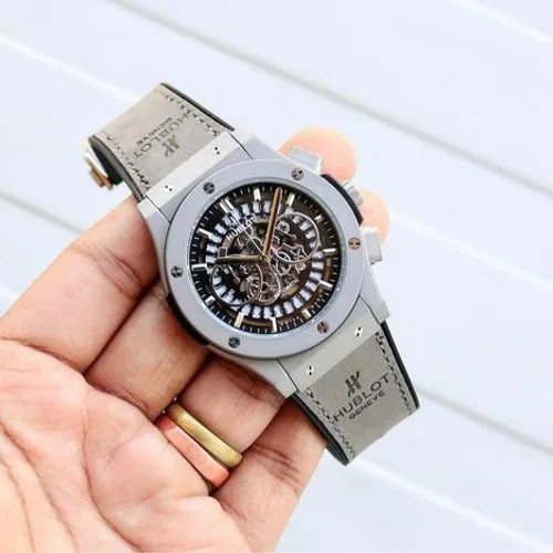 Hu-b-lot Black Dial Chronograph For Men's Watch
