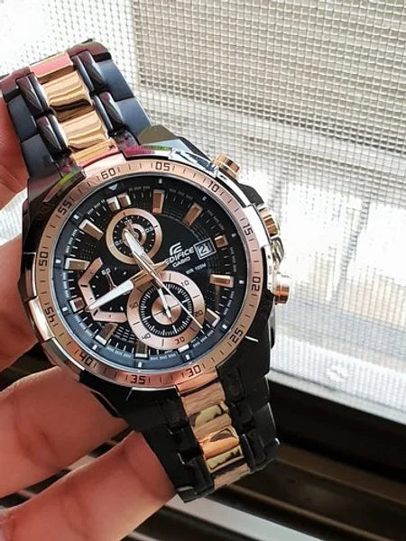 EDIFICE CASIO CHRONOGRAPH WATCH (BLACK COPPER) EFR-539