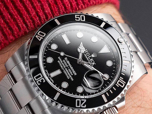 Rol ex Automatic Black Bezel Men's Watch