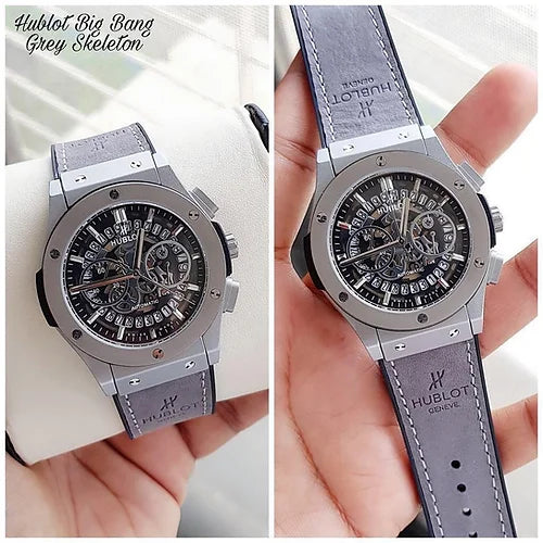 Hu-b-lot Black Dial Chronograph For Men's Watch