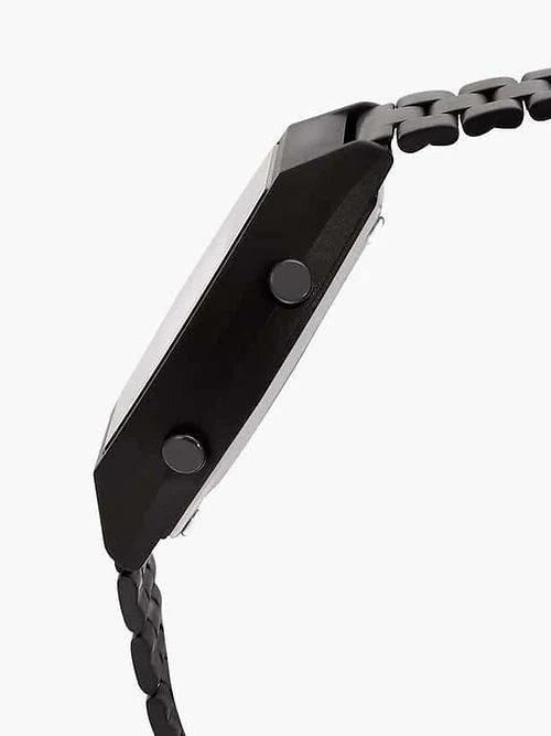 Casio Vintage Full Black Metal Belt Unisex Watch