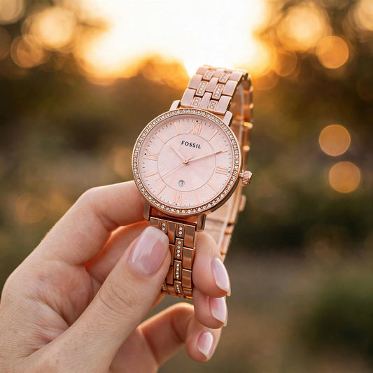 Fossil Jacqueline Rose Gold Watch