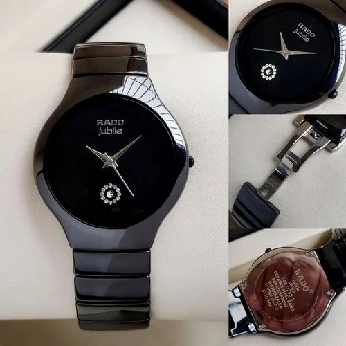 Rado Jublie Black Dial Ceramic For Men's Watch