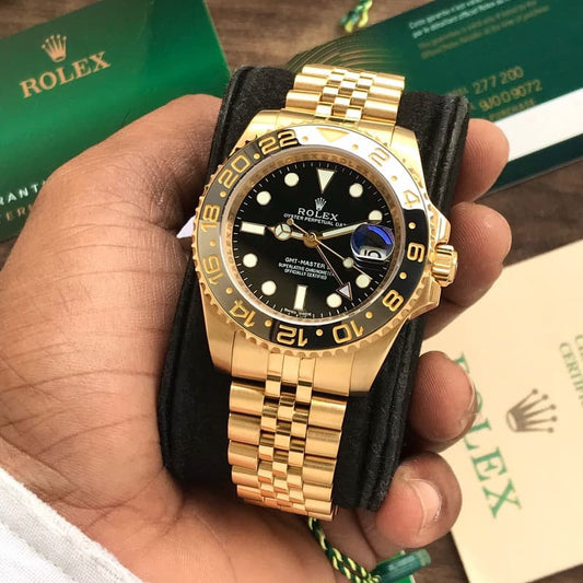 Rolex GMT-Master II Black Dial Automatic Watch For Men's