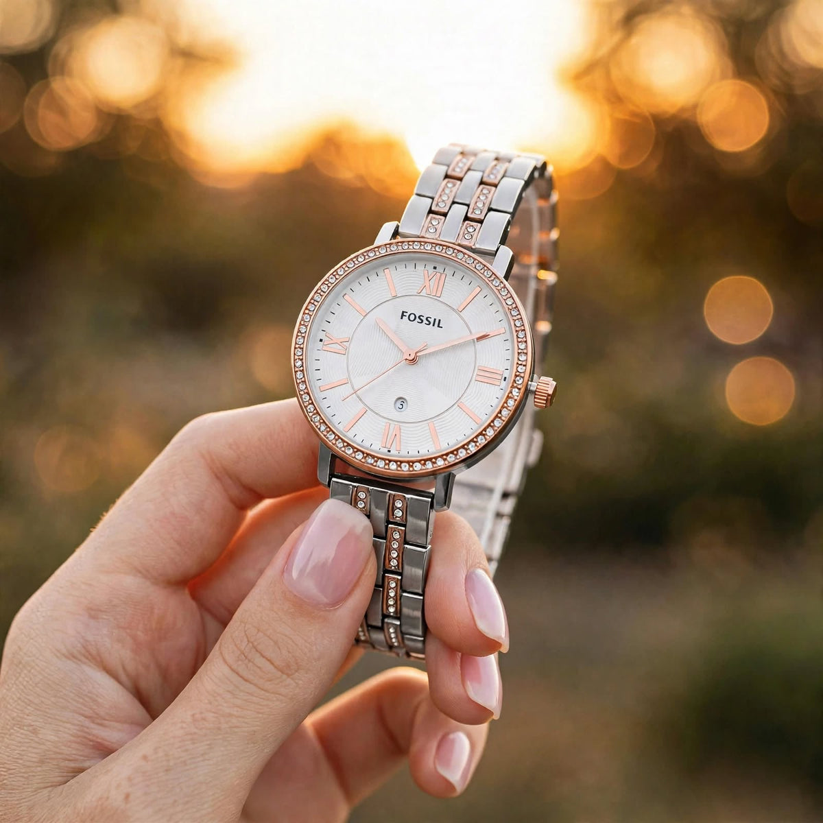 Fossil Jacqueline Rose Gold Watch