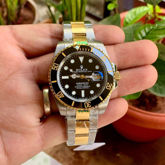 Rolex Submariner Analog Black Dial Men's Watch