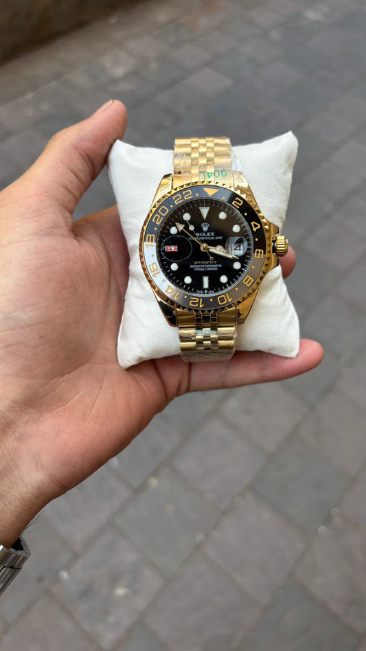 Rolex GMT-Master II Black Dial Automatic Watch For Men's