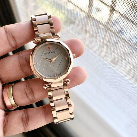 Versace glamorous line of Women's fashion Watches Patent dial Design