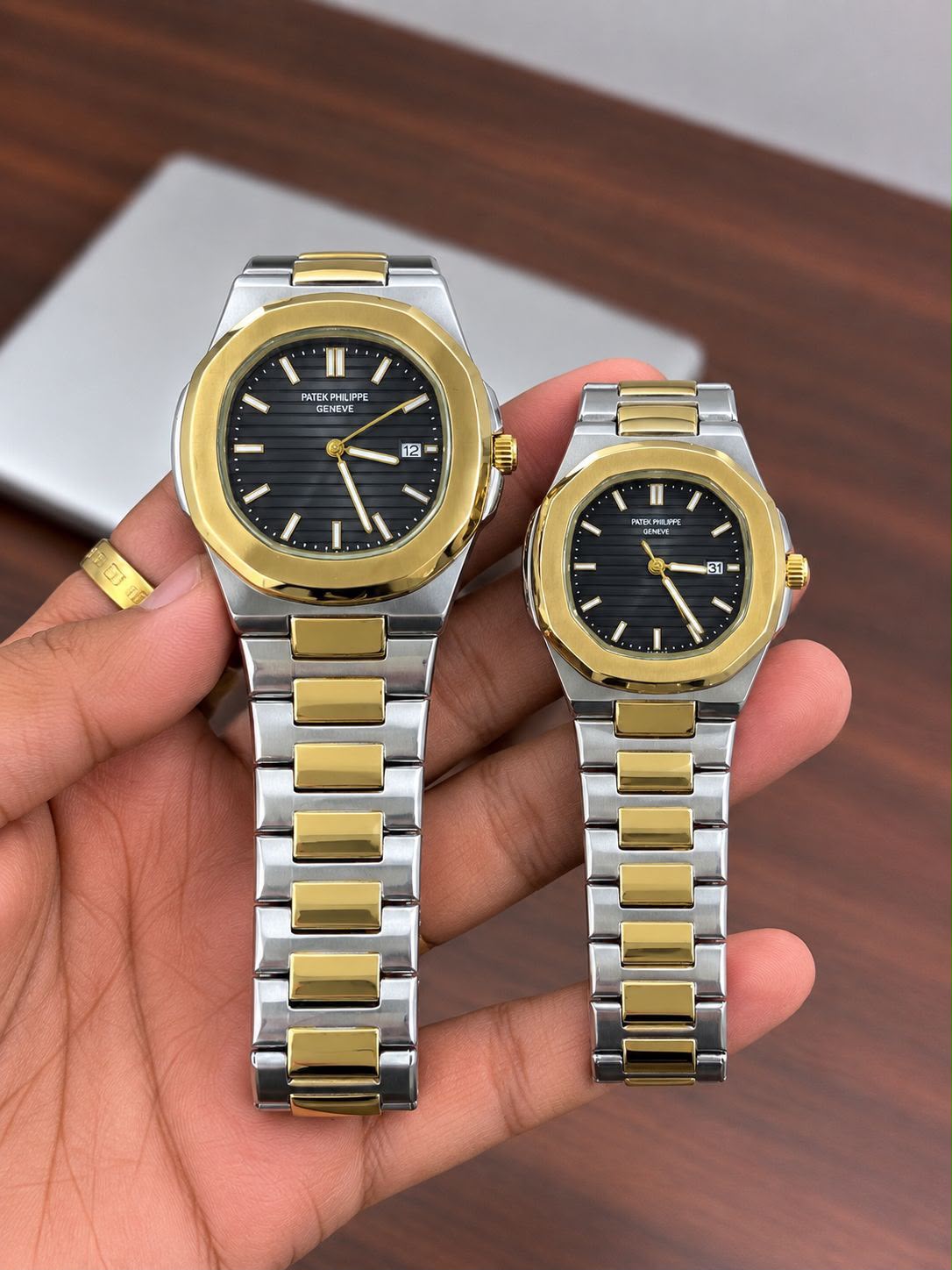 Patek Philippe Nautilus luxury sg couple's watch