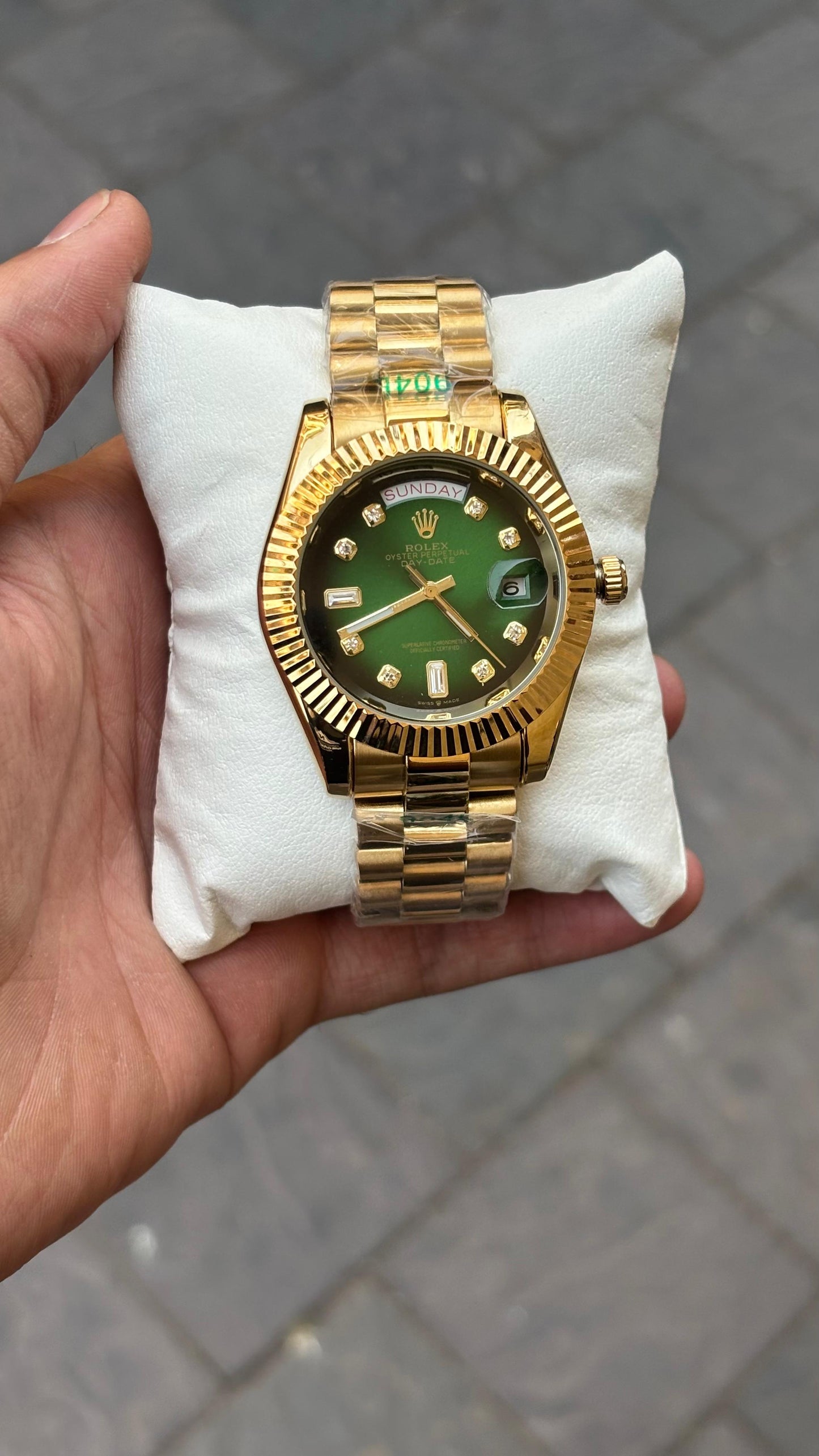 Rolex Day-Date  Automatic Green Dial Men's Watch
