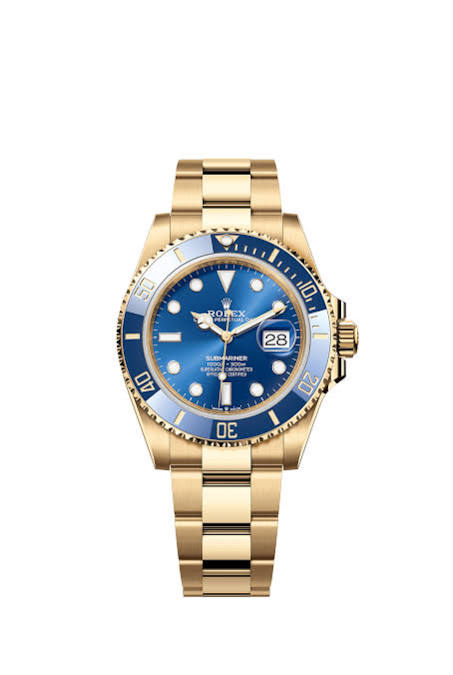 Rolex Submariner Analog Blue Dial Round Men's Watch