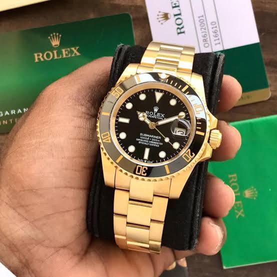 Rolex Submariner Analog Black Dial Round  Men's Watch