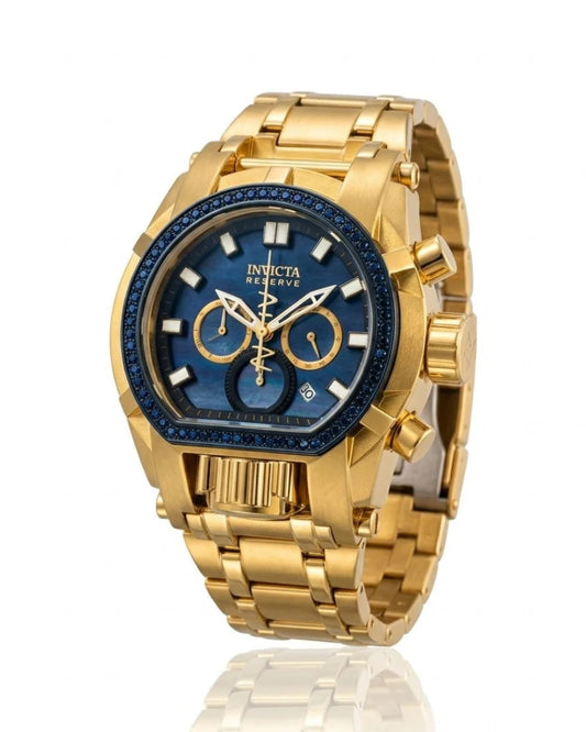 Invicta Reserve Gladiator Blue Diamond Mens Watch