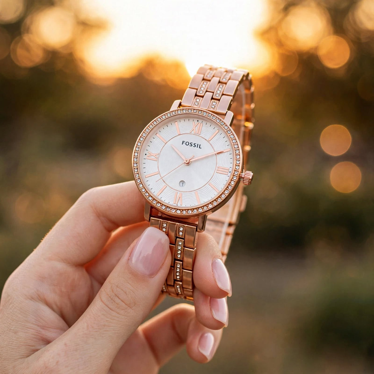 Fossil Jacqueline Rose Gold Watch