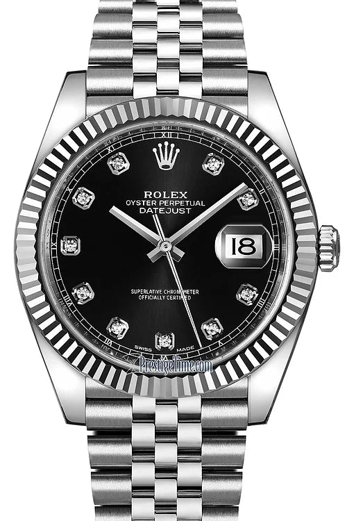 Rolex Day-Date Oyster Black Dial Men Watch