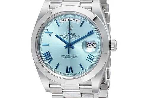 Rolex Day-Date Oyster Sky Dial Mens Watch