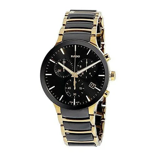 Rado Black Dial Chronograph For Men's Watch