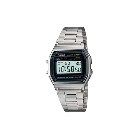 Casio Silver Metal Belt Unisex Watch