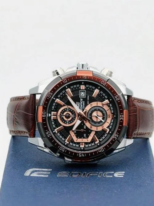 Casio Edifice Brown Dial Chronograph Men's Watch