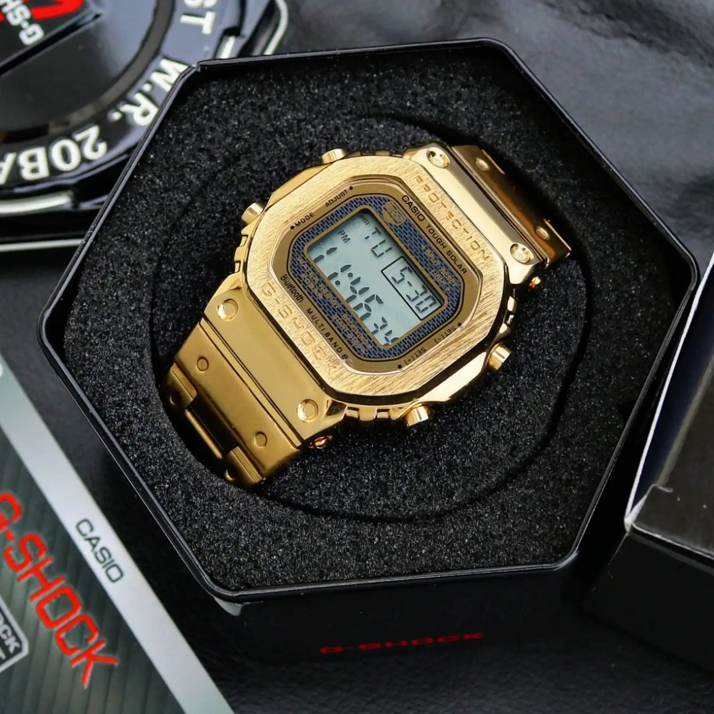 Casio G-Shock Digital Gold Metal Belt Men's Watch