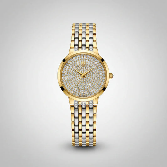 Audemars Piguet Slim Edge Round Diamond Watch