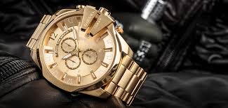 Diesel Gold Dial New model Watch For Men’s