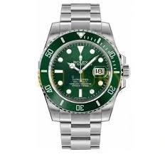 Rolex Submariner Analog Green Dial Round  Men's Watch
