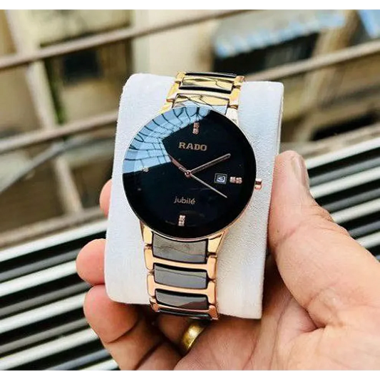 Rado Ceramic Jublie Black Dial For Men's Analog Watch