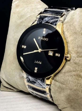 Rado Ceramic Jublie Black Dial For Men's Analog Watch